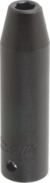 Proto - 1/2" Drive 8mm Deep Impact Socket - 6 Points, 3-1/4" OAL - Exact Tooling