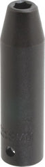 Proto - 1/2" Drive 8mm Deep Impact Socket - 6 Points, 3-1/4" OAL - Exact Tooling
