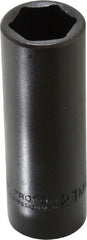 Proto - 1/2" Drive 21mm Deep Impact Socket - 6 Points, 3-1/4" OAL - Exact Tooling