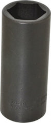 Proto - 1/2" Drive 25mm Deep Impact Socket - 6 Points, 3-1/2" OAL - Exact Tooling