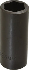 Proto - 1/2" Drive 26mm Deep Impact Socket - 6 Points, 3-1/2" OAL - Exact Tooling