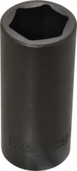 Proto - 1/2" Drive 27mm Deep Impact Socket - 6 Points, 3-1/2" OAL - Exact Tooling