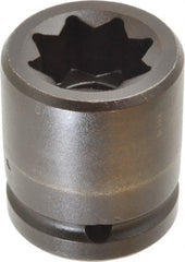 Proto - 3/4" Drive 7/8" Standard Impact Socket - 8 Points, 2" OAL - Exact Tooling