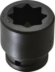 Proto - 3/4" Drive 1-1/16" Standard Impact Socket - 8 Points, 2-3/16" OAL - Exact Tooling