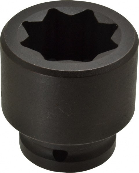 Proto - 3/4" Drive 1-1/4" Standard Impact Socket - 8 Points, 2-3/8" OAL - Exact Tooling