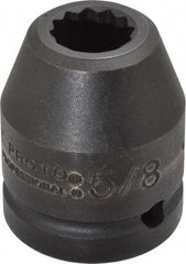 Proto - 3/4" Drive 5/8" Standard Impact Socket - 12 Points, 1-7/8" OAL - Exact Tooling