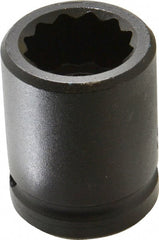 Proto - 3/4" Drive 1" Standard Impact Socket - 12 Points, 2" OAL - Exact Tooling