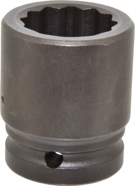 Proto - 3/4" Drive 1-3/16" Standard Impact Socket - 12 Points, 2-3/16" OAL - Exact Tooling