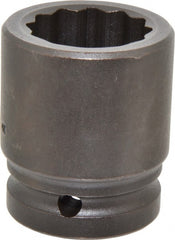 Proto - 3/4" Drive 1-3/16" Standard Impact Socket - 12 Points, 2-3/16" OAL - Exact Tooling