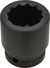 Proto - 3/4" Drive 1-1/4" Standard Impact Socket - 12 Points, 2-3/16" OAL - Exact Tooling