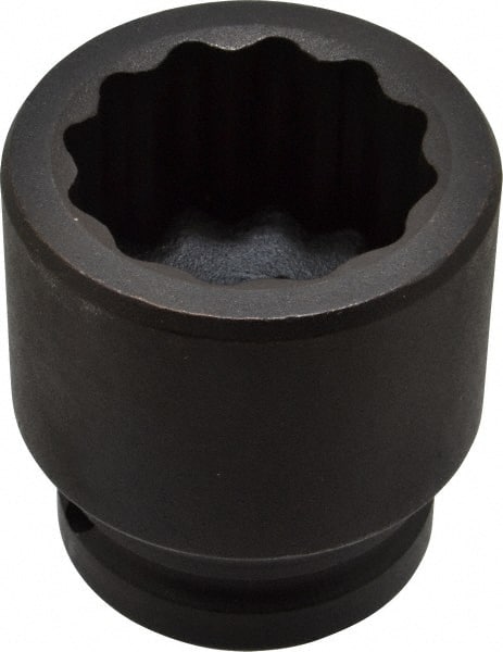 Proto - 3/4" Drive 1-3/8" Standard Impact Socket - 12 Points, 2-1/4" OAL - Exact Tooling