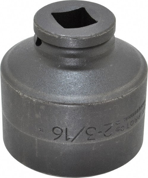 Proto - 3/4" Drive 2-3/16" Standard Impact Socket - 12 Points, 3-1/8" OAL - Exact Tooling