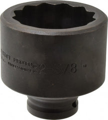 Proto - 3/4" Drive 2-3/8" Standard Impact Socket - 12 Points, 3-3/8" OAL - Exact Tooling