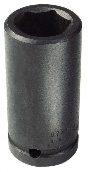 Proto - 3/4" Drive 9/16" Deep Impact Socket - 6 Points, 3-1/4" OAL - Exact Tooling