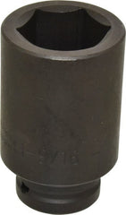 Proto - 3/4" Drive 1-9/16" Deep Impact Socket - 6 Points, 3-13/16" OAL - Exact Tooling