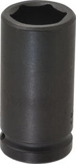 Proto - 3/4" Drive 27mm Deep Impact Socket - 6 Points, 3-1/4" OAL - Exact Tooling