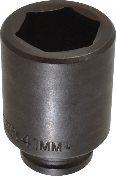 Proto - 3/4" Drive 41mm Deep Impact Socket - 6 Points, 3-1/2" OAL - Exact Tooling