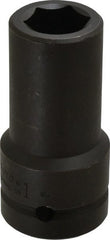 Proto - 1" Drive 1" Deep Impact Socket - 6 Points, 3-3/4" OAL - Exact Tooling