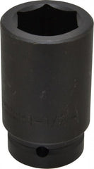 Proto - 1" Drive 1-1/2" Deep Impact Socket - 6 Points, 4" OAL - Exact Tooling