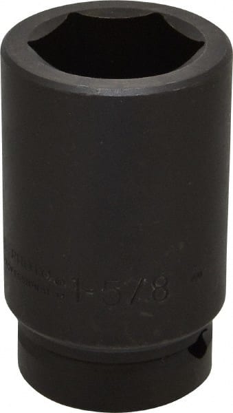 Proto - 1" Drive 1-5/8" Deep Impact Socket - 6 Points, 4" OAL - Exact Tooling
