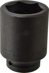 Proto - 1" Drive 2-9/16" Deep Impact Socket - 6 Points, 5" OAL - Exact Tooling