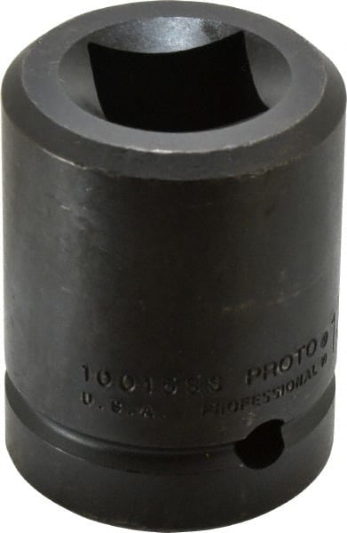 Proto - 1" Drive 15/16" Standard Impact Socket - 4 Points, 2-1/2" OAL - Exact Tooling