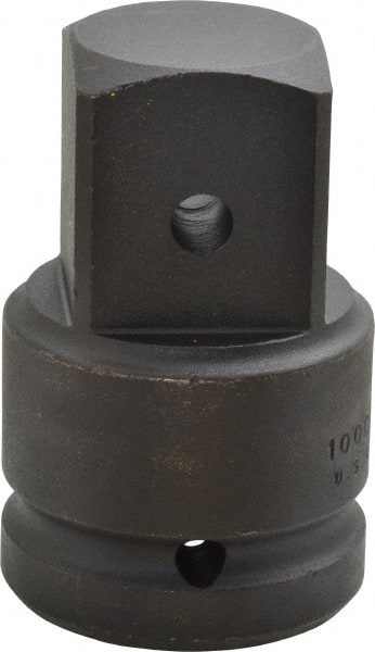 Proto - 1-1/2 Male 1 Female Impact Drive Adapter - 3-1/2" OAL - Exact Tooling