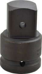 Proto - 1-1/2 Male 1 Female Impact Drive Adapter - 3-1/2" OAL - Exact Tooling