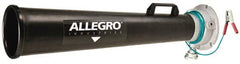 Allegro - 17-3/4 Inch Long, Plastic Venturi Style Pneumatic Blowers - 1/2 Inch NPT, 7.31 Inch Base Diameter, 7 Inch Face Diameter - Exact Tooling