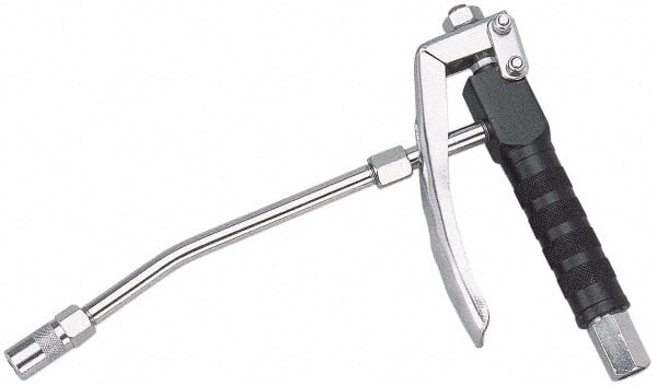 PRO-LUBE - 1/4 Inlet Thread, 1/8 Outlet Thread, Steel Grease Control Valve - FNPTF Outlet Thread, FNPTF Inlet Thread - Exact Tooling