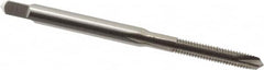Hertel - #4-48 UNF, 2 Flute, Bright Finish, High Speed Steel Spiral Point Tap - Plug Chamfer, Right Hand Thread, 1-7/8" OAL, 9/16" Thread Length - Exact Tooling