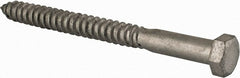 Value Collection - 5/8" Screw, 7" Length Under Head, Steel, Hex Head Lag Screw - Hot Dipped Galvanized, Grade 2 - Exact Tooling