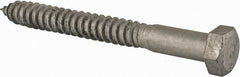 Value Collection - 3/4" Screw, 7" Length Under Head, Steel, Hex Head Lag Screw - Hot Dipped Galvanized, Grade 2 - Exact Tooling