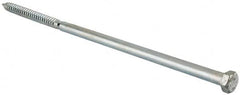Value Collection - 5/8" Screw, 18" Length Under Head, Steel, Hex Head Lag Screw - Zinc Plated, Grade 2 - Exact Tooling