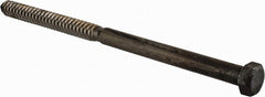 Value Collection - 3/4" Screw, 14" Length Under Head, Steel, Hex Head Lag Screw - Uncoated, Grade 2 - Exact Tooling