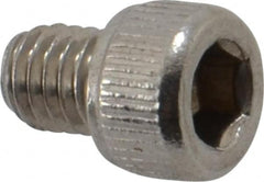 Value Collection - #10-32 UNF Hex Socket Drive, Socket Cap Screw - Grade 18-8 Stainless Steel, Uncoated, Fully Threaded, 1/4" Length Under Head - Exact Tooling