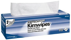 Kimtech - Dry Clean Room/Lab/Critical Task Wipes - Pop-Up, 11-3/4" x 11-3/4" Sheet Size, White - Exact Tooling