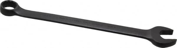 Proto - 1-1/8" 12 Point Combination Wrench - 15° Offset Angle, 15-7/8" OAL, Steel, Black Finish - Exact Tooling