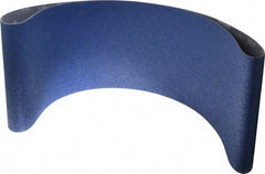 Norton - 10" Wide x 70-1/2" OAL, 40 Grit, Zirconia Alumina Abrasive Belt - Zirconia Alumina, Coarse, Coated, X Weighted Cloth Backing - Exact Tooling