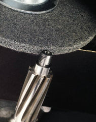 3M - 14" Diam, 1/2" Face Width, 1-1/4" Center Hole, Fine Grade, Silicon Carbide Deburring Wheel - Unitized, Soft Density 2 Grade, 2,200 RPM - Exact Tooling