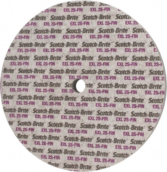 3M - 12" Diam, 1" Face Width, 1" Center Hole, Fine Grade, Silicon Carbide Deburring Wheel - Unitized, Soft Density 2 Grade, 2,600 RPM - Exact Tooling