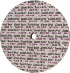 3M - 12" Diam, 1" Face Width, 1" Center Hole, Fine Grade, Silicon Carbide Deburring Wheel - Unitized, Soft Density 2 Grade, 2,600 RPM - Exact Tooling