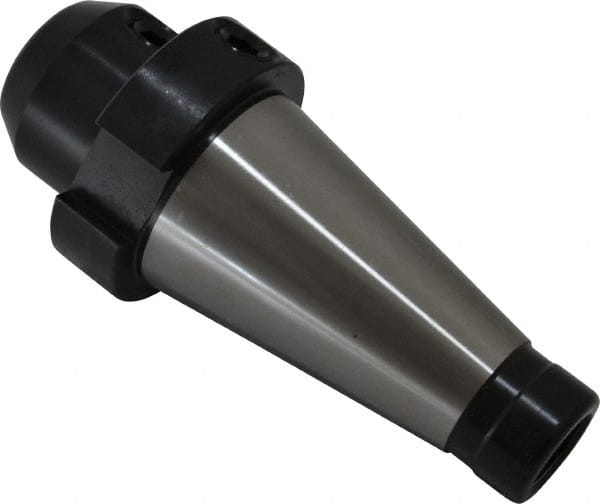 Collis Tool - NMTB50 Taper Shank 1" Hole End Mill Holder/Adapter - 2-3/8" Nose Diam, 2-3/4" Projection, 1-8 Drawbar - Exact Tooling