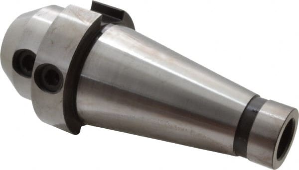 Collis Tool - NMTB50 Taper Shank 1-1/4" Hole End Mill Holder/Adapter - 2-5/8" Nose Diam, 2-3/4" Projection, 1-8 Drawbar - Exact Tooling