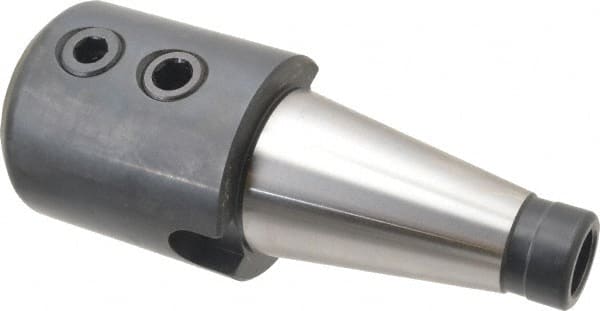 Collis Tool - NMTB50 Taper Shank 2" Hole End Mill Holder/Adapter - 3-3/4" Nose Diam, 4-1/2" Projection, 1-8 Drawbar - Exact Tooling