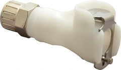 CPC Colder Products - 1/4" OD, Acetal Push-to-Connect Straight Thru - 120 Max psi - Exact Tooling