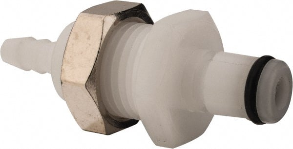 CPC Colder Products - Acetal Push-to-Connect Male Connector - 120 Max psi, 1/8" ID, White - Exact Tooling