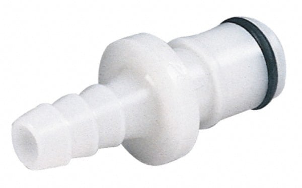 CPC Colder Products - Acetal Push-to-Connect Tube Male Connector - 120 Max psi, 1/4" Inside Diam, White - Exact Tooling