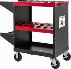 Huot - 48 Tool Capacity, 40 Taper Size ToolScoot CNC Tool Cart - Exact Tooling