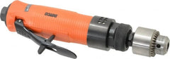 Dotco - 1/4" Keyed Chuck - Inline Handle, 3,500 RPM, 0.3 hp, 90 psi - Exact Tooling